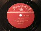 THE CRICKETS / OH, BOY b/w NOT FADE AWAY  / 78rpm / ROCK
