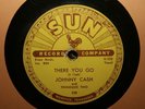Sun 258 Johnny Cash - Train Of Love / There You Go - Rockabilly 78 U-222 / U-226