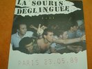 RARE LA SOURIS DÉGLINGUÉE LP LIVE PARIS 23.05.89 FRENCH PUNK OI BERURIER NOIR