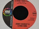 Jimmy Holiday & Clydie King MINIT Records 32021 Ready, Willing, and Able