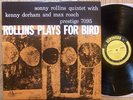 LP: Sonny Rollins Quintet w. Kenny Dorham and Max Roach: Rollins Plays For Bird