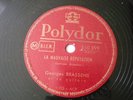 Georges Brassens La Mauvaise Réputation Polydor 78T