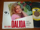 DALIDA - CIAO AMORE CIAO , PORTUGAL EP SUNG ITALIAN RARE