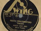 Teddy Weatherford piano solos, Maple Leaf Rag, Weather Blues Swing SW 315 78 rpm
