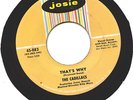 THE CADILLACS 1960 VERY RARE DooWop 45 VG+ THAT'S WHY /The Boogie Man -Josie 883