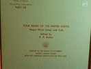 Folk Music of the United States Negro Work Songs and Calls B. A. Botkin rare lp