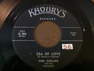 PHIL PHILLIPS - SEA OF LOVE -  ORIGINAL PRESSING 45 ON KHOURYS
