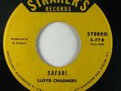 Reggae 45 LLOYD CHARMERS Safari / Black Power on Straker's VG++