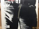 THE ROLLING STONES Sticky Fingers LP White Label Promo w/ white sticker on cover
