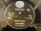Black Sabbath LP Master of reality UK Vertigo swirl 1st press & poster six fold