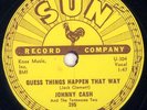 JOHNNY CASH, Guess Things Happen That Way / Come In Stranger, Sun-295, E+