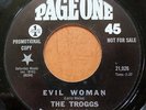The Troggs - Evil Woman / Heads Or Tails - Page One Promo 21026 - 45 rpm