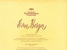 ERNA BERGER SINGT BRAHMS SECHS LIEDER & PFITZNER ALTE WEISEN DGG 18081 LPM ED1