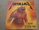 METALLICA - JUMP IN THE FIRE - RED VINYL - UK ISSUE - VERY GOOD++