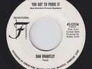 Northern Soul/Deep Soul 45 - Dan Brantley - You Got To Prove It - Federal - mp3