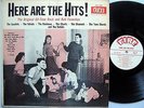 HERE ARE THE HITS Fire FLP-100 doo-wop r&b rock-n-roll compilation LP