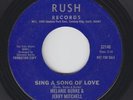 Modern Soul Funk 45 - Melanie Burke - Sing A Song Of Love - Rush - mp3 - rare