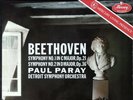 PAUL PARAY / Beethoven Symphony No.1 & 2 / Original Mercury SR 90205, Color-Back