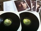 Beatles White album with 4 individual photos of The Beatles & lyric sheet EX+