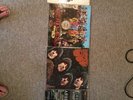 4 beatles lps HELP, SGT PEPPERS, RUBBER SOUL, ABBEY ROAD