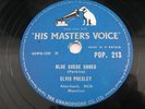 ELVIS PRESLEY.Blue Suede Shoes (C/W Tutti Frutti).Orig 1956 UK 'HMV' Label 78rpm