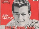 JACK LARSON--TEEN PICTURE SLEEVE ONLY on FRATERNITY--(BACK TO SCHOOL BLUES)--PS
