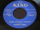 Wynonie Harris   Good Rockin' Tonight / Bloodshot Eyes   King R&B blues 45 HEAR