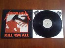 Metallica - Kill 'Em All 1983 LP FIRST RR press VINYL speed thrash metal RARE