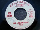 BOB DYLAN--LIKE A ROLLING STONE PART I & II--COLUMBIA no #--1965 PROMO--RARE