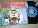 RAR 45T 437.304 EP BIEM BLEU CLAIR PTTE PAPIER LANGUETTE JOHNNY HALLYDAY