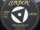 Patience and Prudence - Tonight You Belong.  Rare London Gold Tri 45 - Ex minus