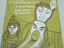 Les MASQUES TRIO CAMARA French 45 Latin Psych Funk Bossa Scat EX