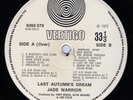 JADE WARRIOR Last Autumn's Dream RARE UK VERTIGO SPIRAL LP