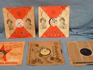 Set 5 Post WWII 78 RPM Chiemi Eri Dinning Sisters King Records Capitol Columbia