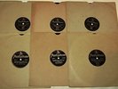 Louis Armstrong Muggles / Shine / Memories of You (6 x Parlophone Jazz 78 rpm)