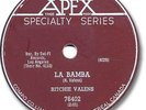 Rare RITCHIE VALENS Rock'n Roll 78 RPM Record. La Bamba. 1959