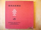 ASDF 226-27 BRAHMS Violin Sonatas MENUHIN & KENTNER HMV 2LP NM