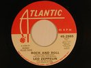LED ZEPPELIN dj 45 ROCK AND ROLL mono / stereo   ATLANTIC VG++ TO M-