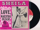 SHEILA rare pressage belge : Love Maestro Please - La colline de Santa Maria