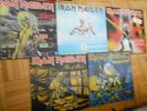 5 Iron Maiden lps-Live After Death,Killers,Maiden Japan,7th Son+Piece Of Mind