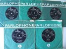 THE BEATLES:5x1963-1965 ORIGINAL PARLOPHONE-1stPRESSING UK#1 45s+ORIGINAL COVERS
