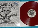 METALLICA Live Fillmore 3rd night ADDITIONAL TRACKS 1LP Red Vinyl 110 ex