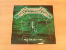 METALLICA Ride the lightning rare FRENCH original GREEN COVER MISSPRINT EX/EX