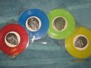 BEATLES 7 SINGLES COLOURED VINYL FEATURING PHOTOS OF ALL 4 BEATLES RARE