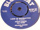 rare reggae single  PRINCE BUSTER  LAND OF IMAGINATION  BLUE BEAT LABEL