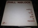 phill niblock NOTHIN TO LOOK AT JUST A RECORD rare fluxus minimalist killer EX