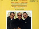 FRANCESCATTI-FOURNIER / Brahms Double Concerto / Columbia 6-EYE MS 6158