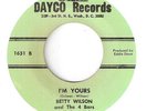 NORTHERN SOUL  BETTY WILSON & THE 4 BARS  