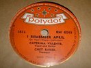 CATERINA VALENTE I remember April 78 POLYDOR BM6043
