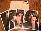THE BEATLES WHITE ALBUM APPLE LABEL WHITE COLORED VINYL COMPLETE w/INSERTS